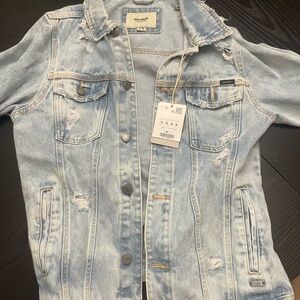 Pull&Bear Light Blue Denim Jacket
